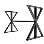 Cam Masa İçin Ayak Dekoratif Tasarım Metal Masa Ayağı