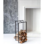 Ferforje Odunluk Şömine Yanı Metal Odun Sehpası