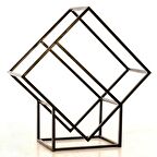 Şömine Metal Odunluk Odun Kovası Şömine Yanı Odunluk