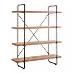 Kitaplık Modeli 4 Raflı Modern Tasarım Kitaplık