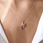 14 Ayar Altın Yıldızlı Kolye 2.00 Gr