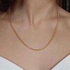 14 Ayar Altın Halat Burgu Zincir 2.80 gr