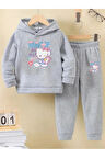 Kışlık Kız Erkek Çocuk Eşofman Takımı 5 6 7 8 9 10 11 12 yaş Hello Kitty