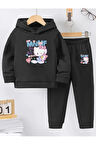 Kışlık Kız Erkek Çocuk Eşofman Takımı 5 6 7 8 9 10 11 12 yaş Hello Kitty