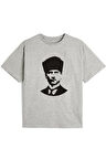 Tekli ve 3lü Pamuk Kız Erkek Çocuk Atatürk Baskılı Tshirt Tişört 5 6 7 8 9 10 11 12 13 14 yaş