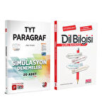 3D TYT Paragraf Deneme ve AKM Dil Bilgisi Soru Bankası Seti 2 Kitap