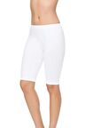 3 Adet Tutku Elit 2103 Beyaz Modal Elastan Kısa Spor Tayt