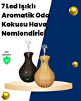USB Şarjlı 7 Renk LED Işıklı Sessiz Çalışan Mini Hava Nemlendirici