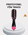 Yeni Nesil Fön Tarağı – 220°C Isı, Negatif İyon, 360° Dönebilen Kablo
