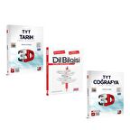 3D Yayınları TYT Coğrafya ve Tarih ile AKM Dil Bilgisi Soru Bankası Seti 3 Kitap