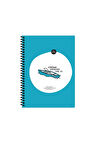Hisli Şeyler 18.5x25 Çizgili Defter - Küreğinin Götürdüğü Yere Git