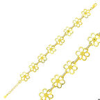 Gümüş Gold Sarı Papatya Kadın Bileklik