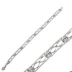 Gümüş Oksitli Erkek Bileklik