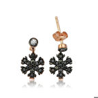 Gümüş Kar Tanesi Küpe