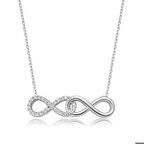 Gümüş Sonsuz Aşk Kadın Kolye