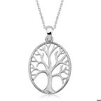Gümüş Hayat Ağacı Kadın Kolye