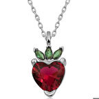 ​Gümüş Çilek Figür Meyve Kolye