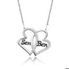 Gümüş Kalpli Sen Ben Kadın Kolye