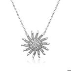 ​Gümüş Güneş Kadın Kolye