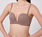 Aesco Freshness MSF05 Destekli V Dekolte Lazer Kesim Sütyen