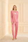 Aesco Mihra 19104 Kadın Uzun Kol Pijama Takımı