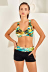 Aesco Lapıeno 4239 Şortlu Fra Bikini Takım