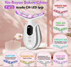 Yüz Ve Boyun Kırşıklık Giderici Ems Güzellik Cihazı LCD Göstergeli 7 Modlu 400 mAh Auhma Ahv-04