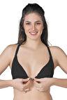 Siyah Mı Emay 187 C Önden Açılır Balenli Sporcu Sütyen