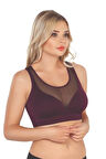 Bordo Mı Emay 4028 Seamless Tül Toparlayıcı Büstiyer
