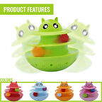 Nunbell Shaking Circular Turntable Cat And Dog Toy