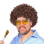 Bob Ross Bonus Peruk Kahverengi Renk 120 Gr