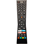 Vestel Rc A2 43100p - Jvc Rm-c3337 Netflıx-youtube-prime Video Tuşlu Lcd-led Tv Kumanda (rc0360/01) Yazısız