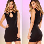 Özel Kesim Tasarım Mini Elbise