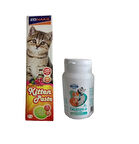 Yavru Kediler İçin Vitamin & Aminoasit İçerikli Pasta 100 gr Ve Calcivit - D 60 Tablet