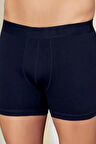 Erkek Lacivert Likralı Boxer Şort