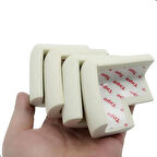 4'lü V Tipi Krem Köşe Koruyucu 