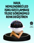 USB ile çalışan projektörlü aromaterapi nemlendirici masaüstü kullanım için