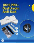 . RS12 PRO+ 2025 Serisi Full Ekranlı Akıllı Saat – 2GB Hafıza Titanyum Kasa Su