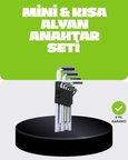 9 Parça Alyan Anahtar Seti Bisiklet Mobilya ve Otomotiv Uyumlu