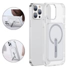 Northcity iPhone 13 Pro Max 6.7" Magsafe Silikon Kılıf - Manyetik Standlı Kablosuz Şarj Uyumlu