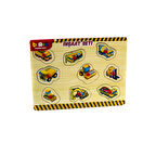 Ahşap Puzzle İnşaat Seti  9 Parça