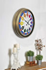 40 Cm Eskitme Metal English Class Duvar Saati