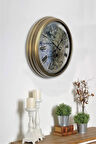 Hediyelik 40 Cm Eskitme Metal Vintage Duvar Saati