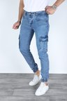 KARGO CEPLİ ERKEK KOT PANTOLON