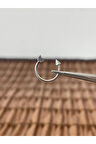 316 L Cerrahi Çelik Anti Alerjik Ok Yay Modeli Halka Piercing 10mm x 1,2mm