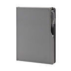 Premium Termo Gri Deri Ajanda 17x24cm