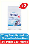 Okyanus Esintili Kokulu - Yüzey Temizlik Havlusu 2li FIRSAT PAKETİ - 70 Yaprak x 2 Adet