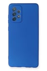 Samsung Galaxy A72 Kılıf First Silikon - Mavi