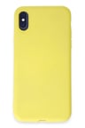 Apple iPhone X Kılıf First Silikon - Sarı