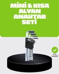 9 Parça Alyan Anahtar Seti Bisiklet Mobilya ve Otomotiv Uyumlu